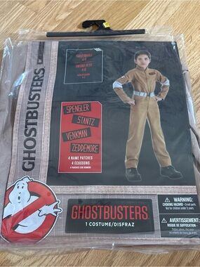 Ghostbusters Tan Jumpsuit Costume NEW Small Halloween